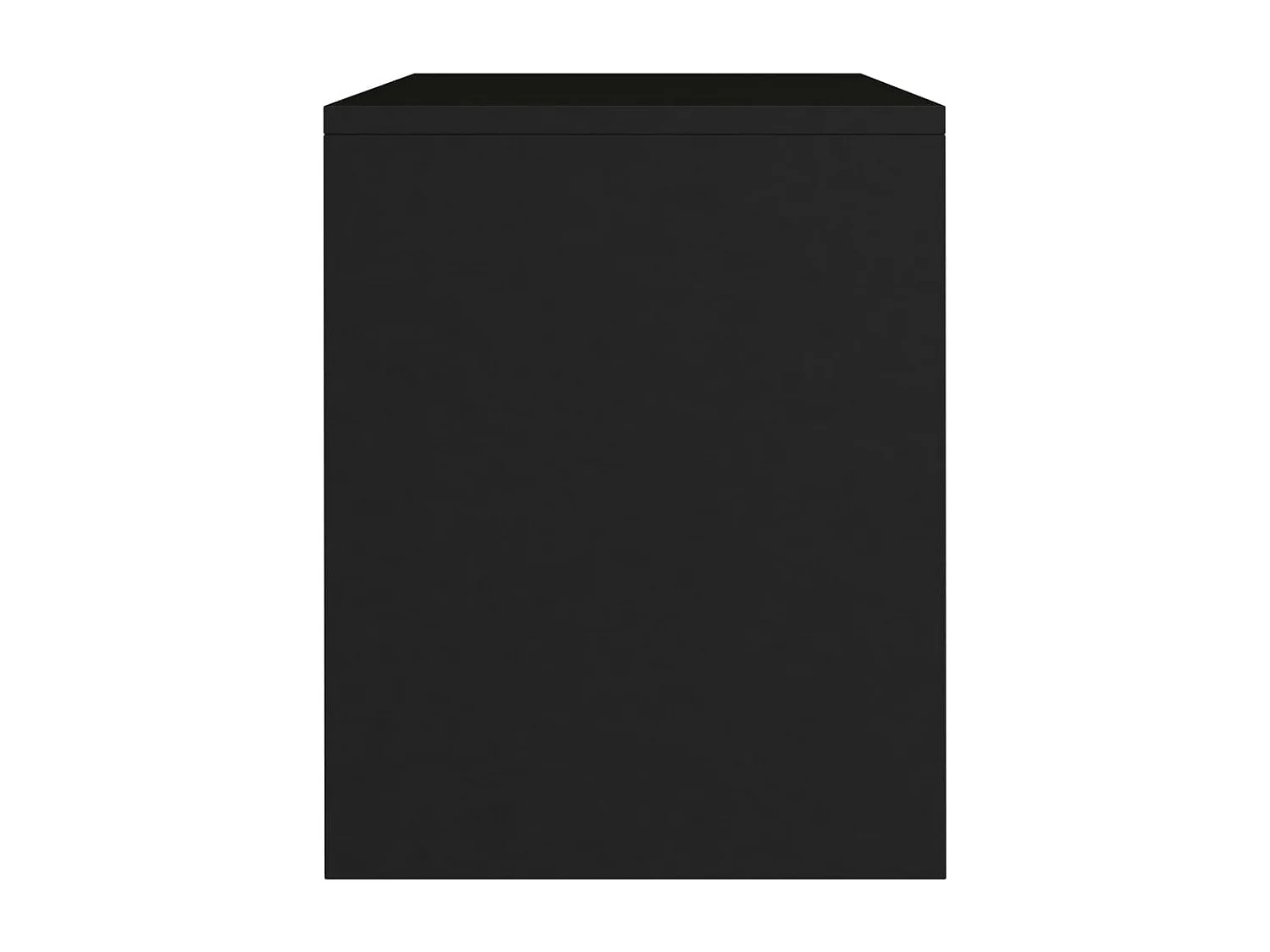 2er-Set Nachttische Nachtschrank Schwarz 40x30x40 cm Holzwerkstoff -RN32780