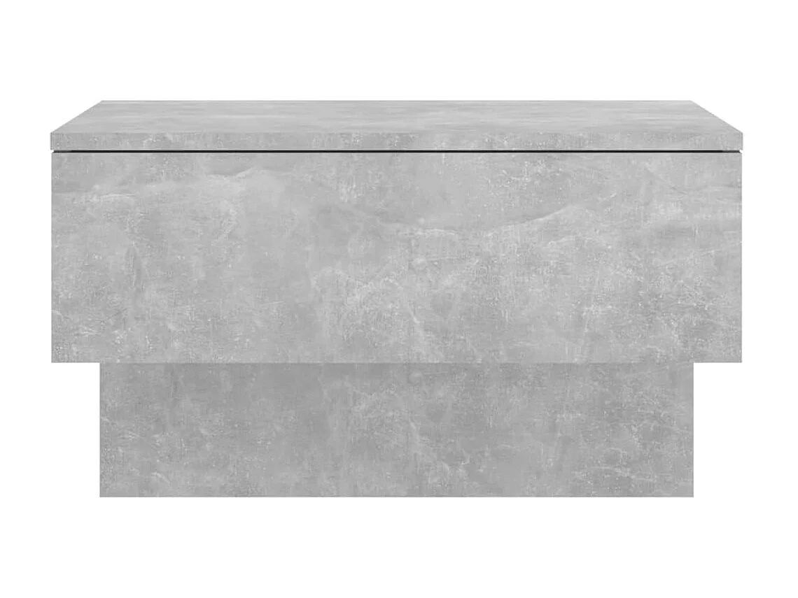 2er-Set Wand-Nachttische Nachtschrank Betongrau -RN31499