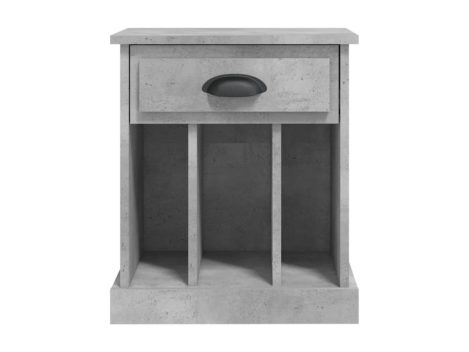 Nachttisch Betongrau Nachtschrank 43x36x50 cm -RN83123