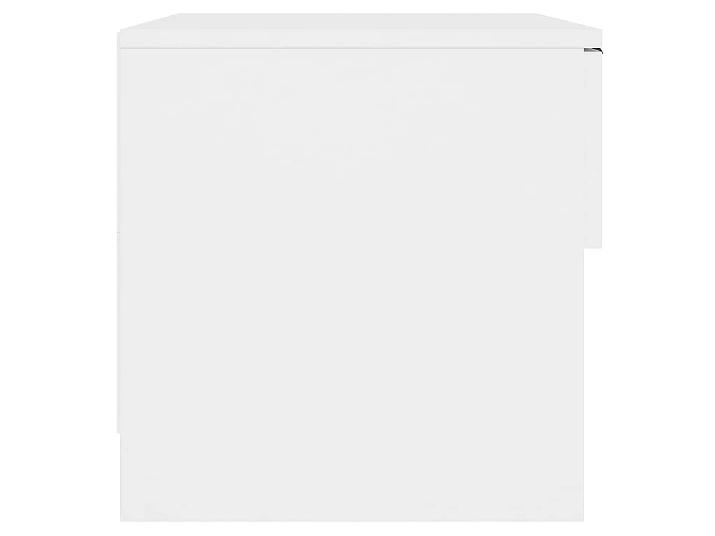 2er-Set Nachttische Nachtschrank Weiß Holzwerkstoff -RN13881