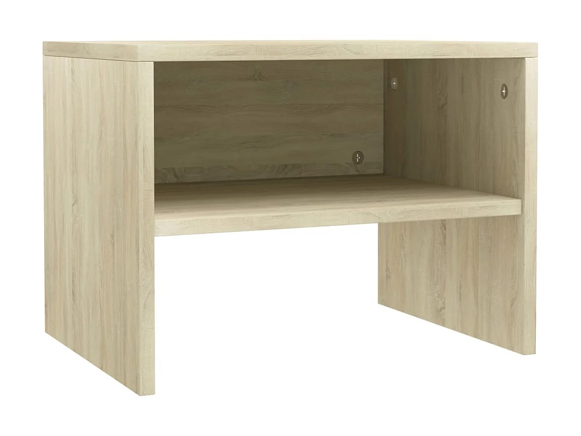 Nachttisch Nachtschrank Sonoma-Eiche 40x30x30 cm Holzwerkstoff -RN79186