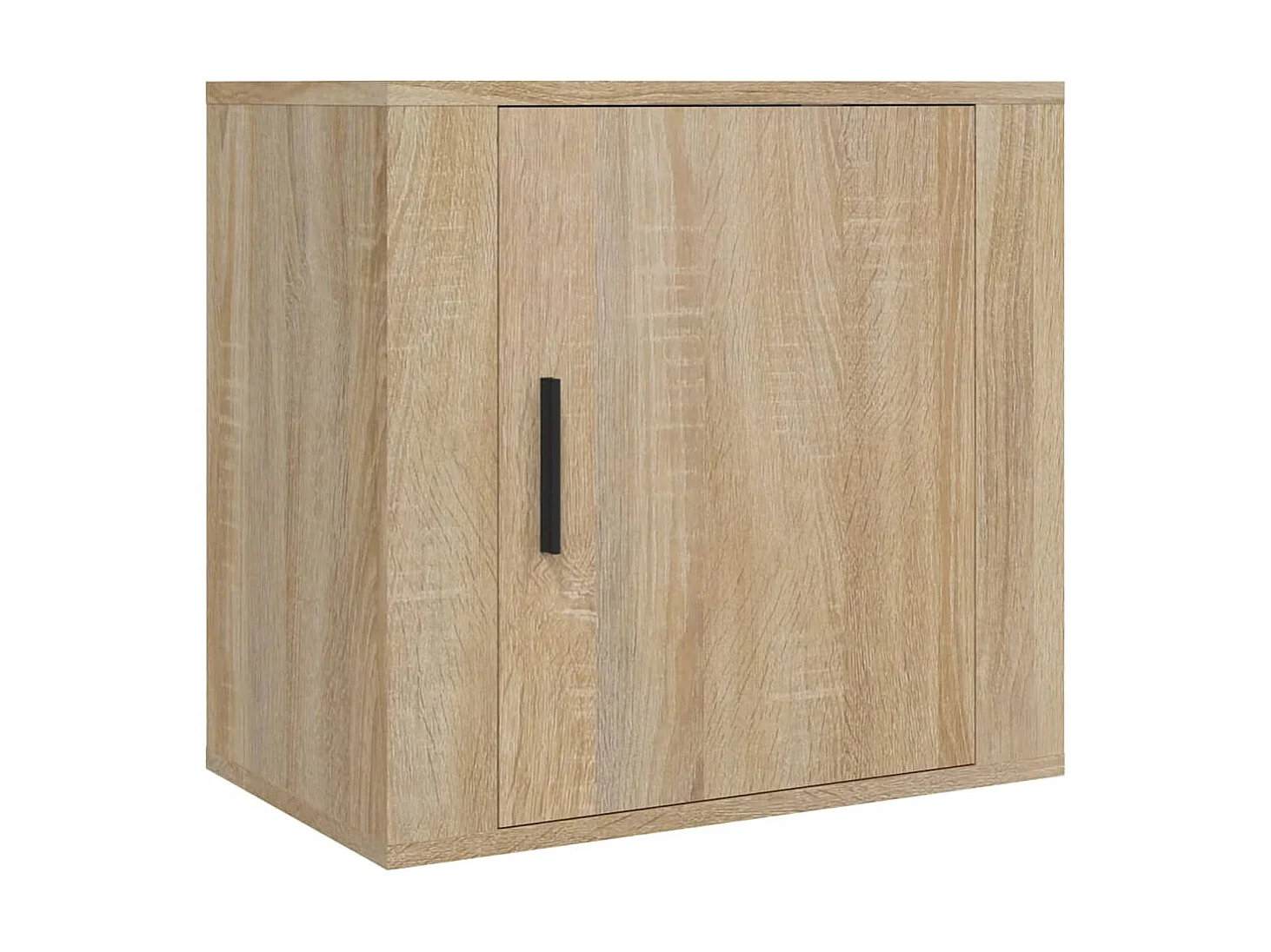 2er-Set Wand-Nachttische Nachtschrank Sonoma-Eiche 50x30x47 cm -RN14883
