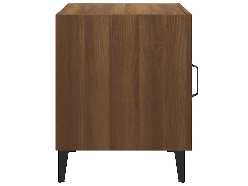 Nachttisch Nachtschrank Braun Eichen-Optik Holzwerkstoff -RN27139