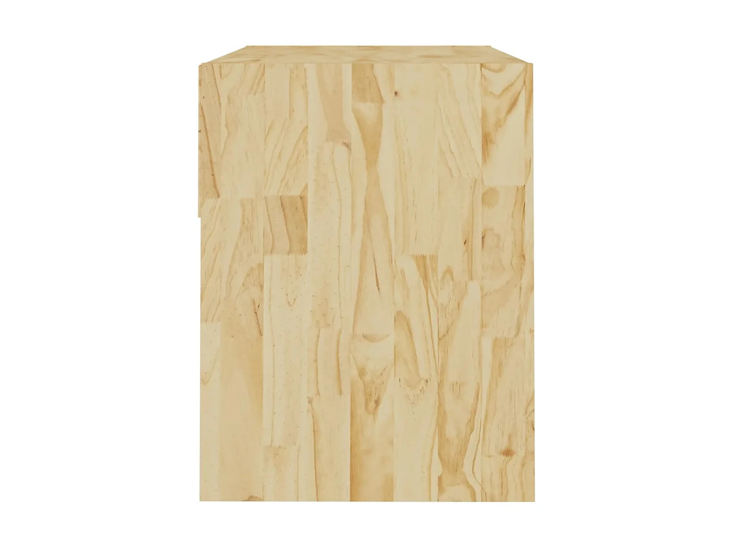 2er-Set Nachttische Nachtschrank 40x31x40 cm Massivholz Kiefer -RN36757