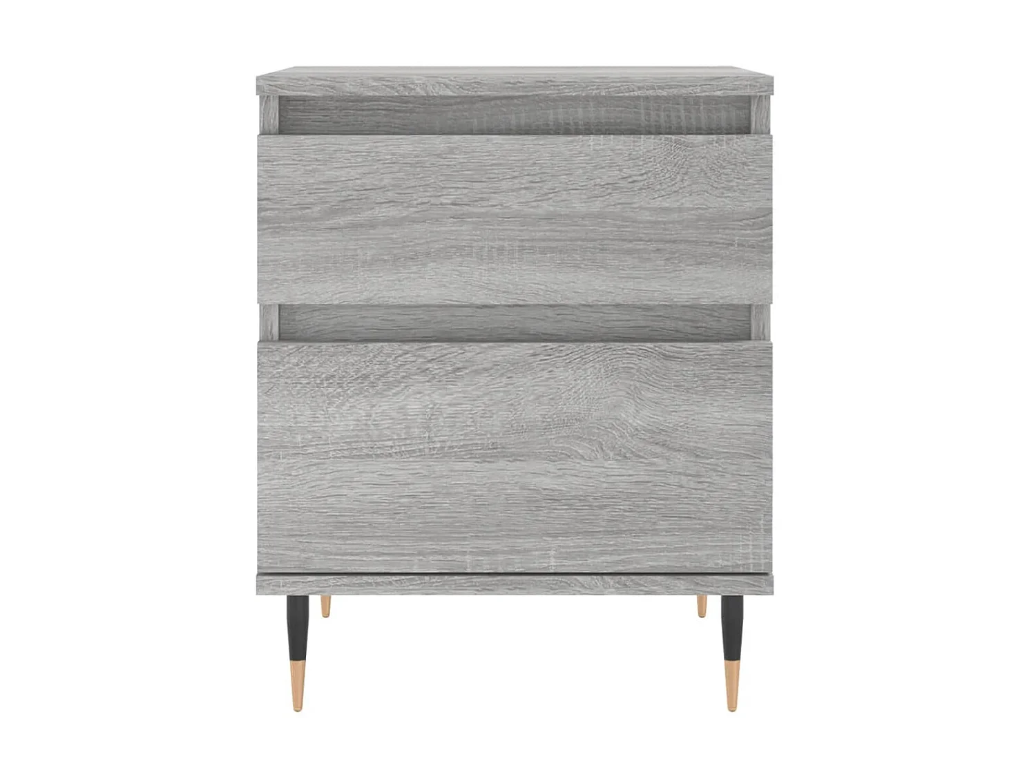 2er-Set Nachttische Nachtschrank Grau Sonoma 40x35x50 cm Holzwerkstoff -RN51169