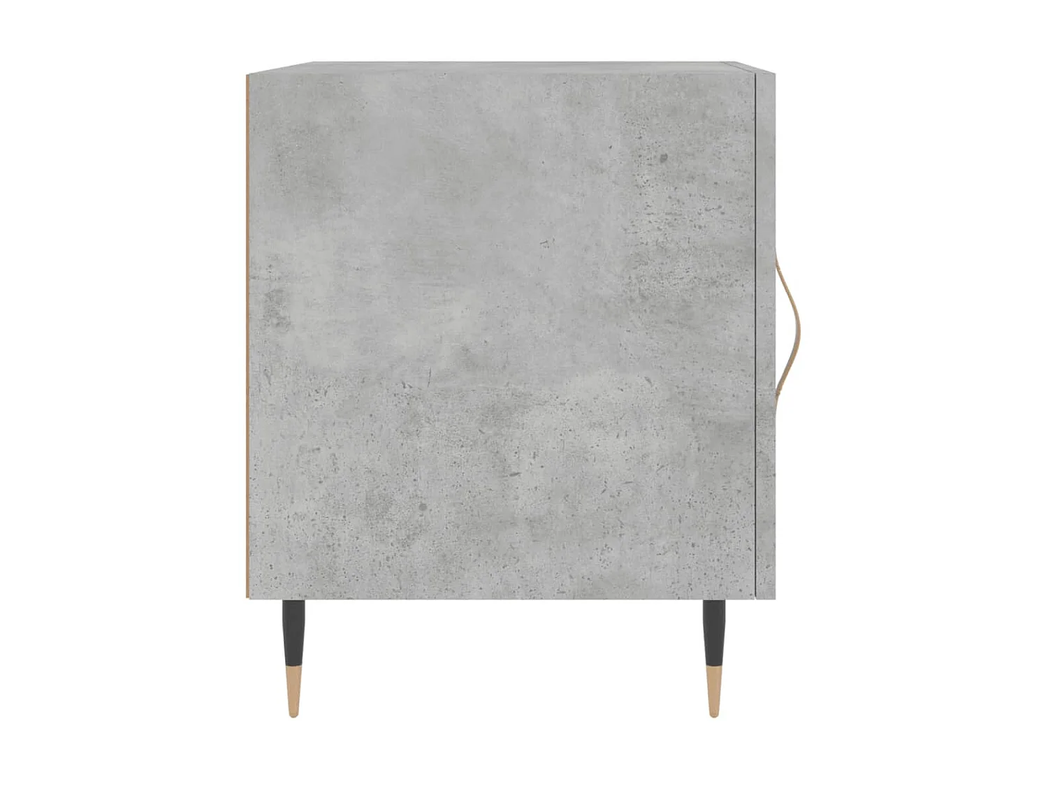 2er-Set Nachttische Nachtschrank Betongrau 40x40x50 cm Holzwerkstoff -RN52748