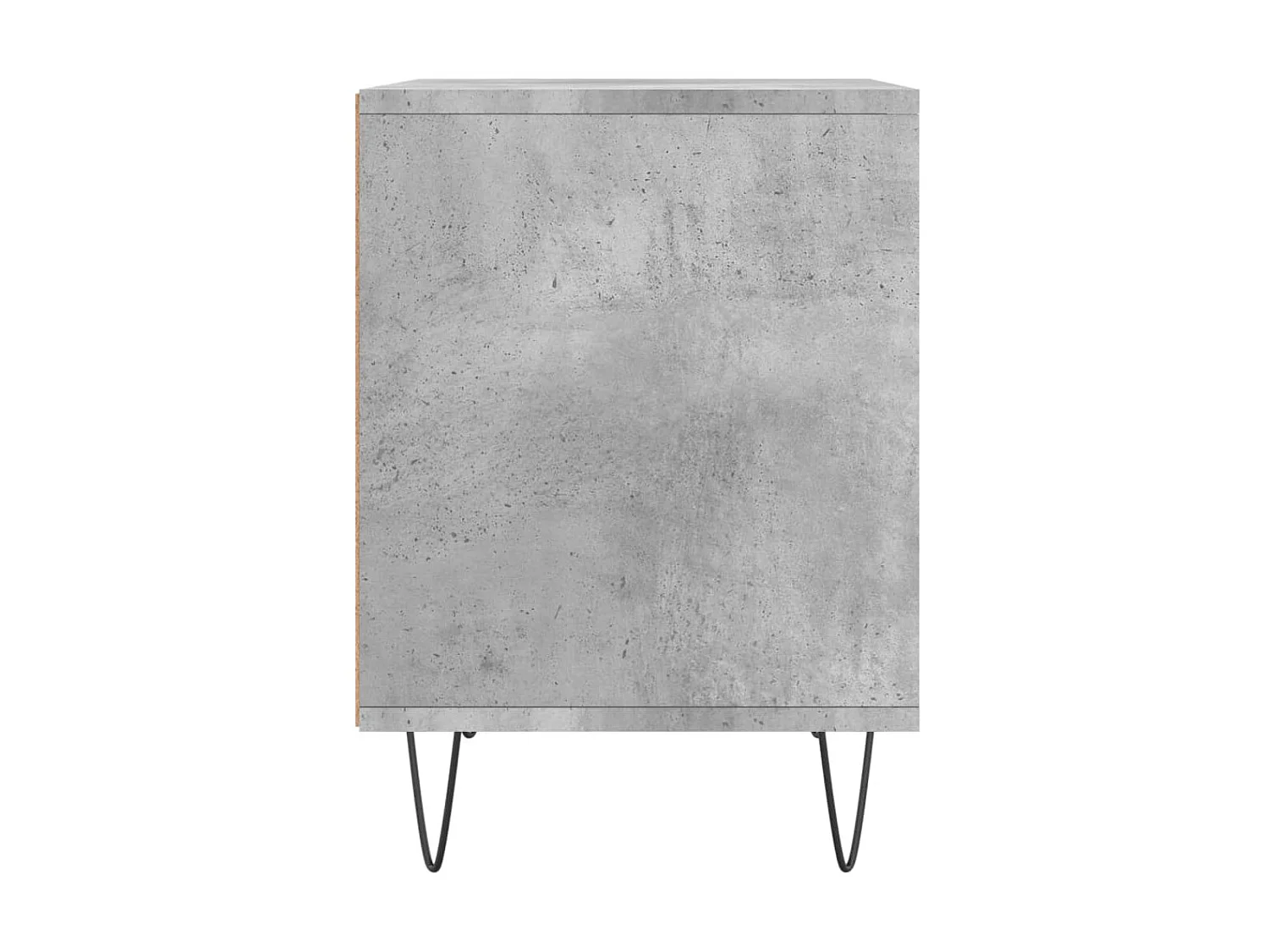 Nachttisch Betongrau Nachtschrank 40x35x50 cm Holzwerkstoff -RN88622
