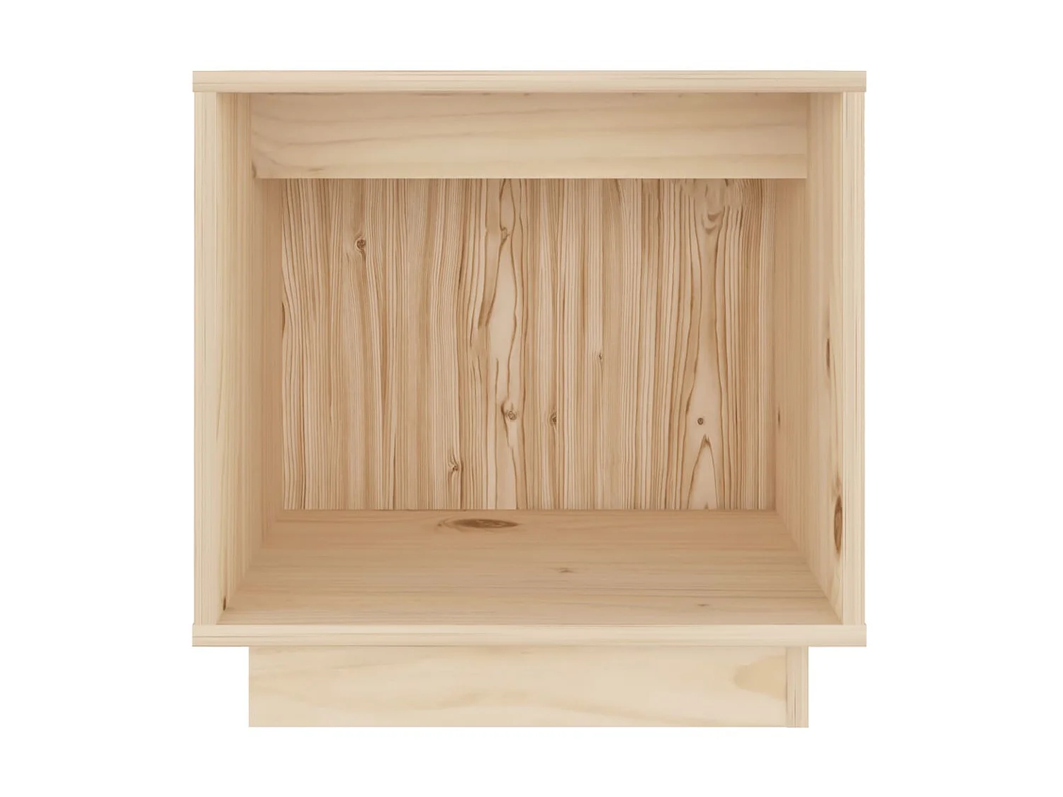 2er-Set Nachttische Nachtschrank 40x30x40 cm Massivholz Kiefer -RN83015