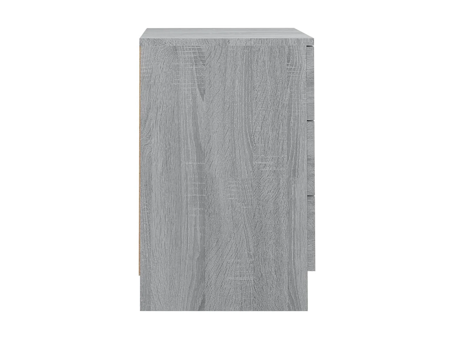 2er-Set Nachttische Nachtschrank Grau Sonoma 38x35x56 cm Holzwerkstoff -RN75863