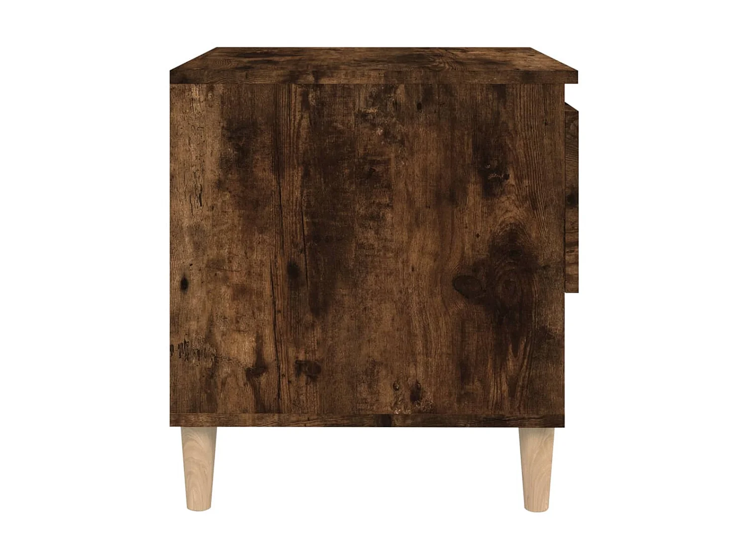 Nachttisch Nachtschrank Räuchereiche 50x46x50 cm Holzwerkstoff -RN68105