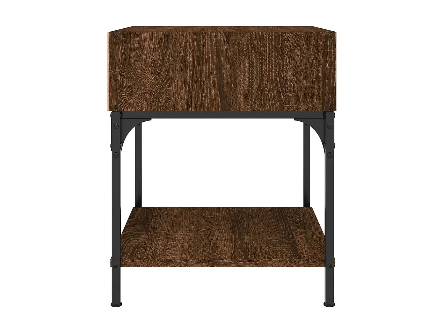 2er-Set Nachttische Nachtschrank Braun Eichen-Optik 40x41x50 cm Holzwerkstoff -RN97396