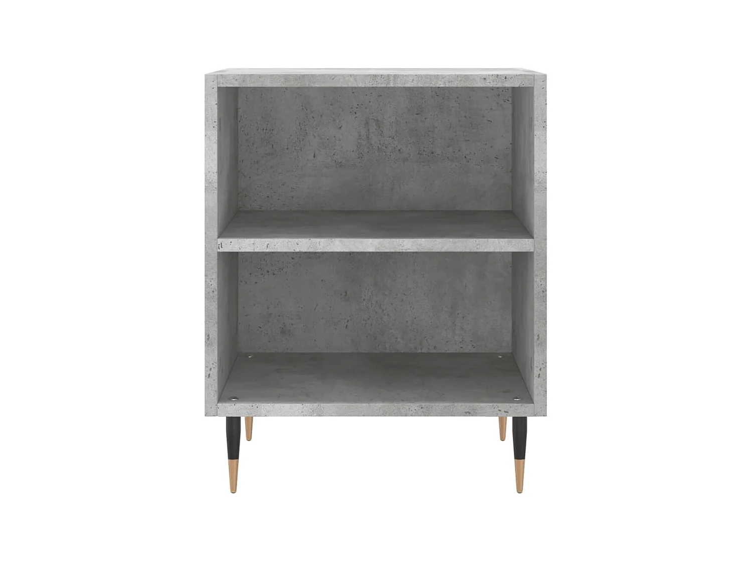 2er-Set Nachttische Nachtschrank Betongrau 40x30x50 cm Holzwerkstoff -RN54524