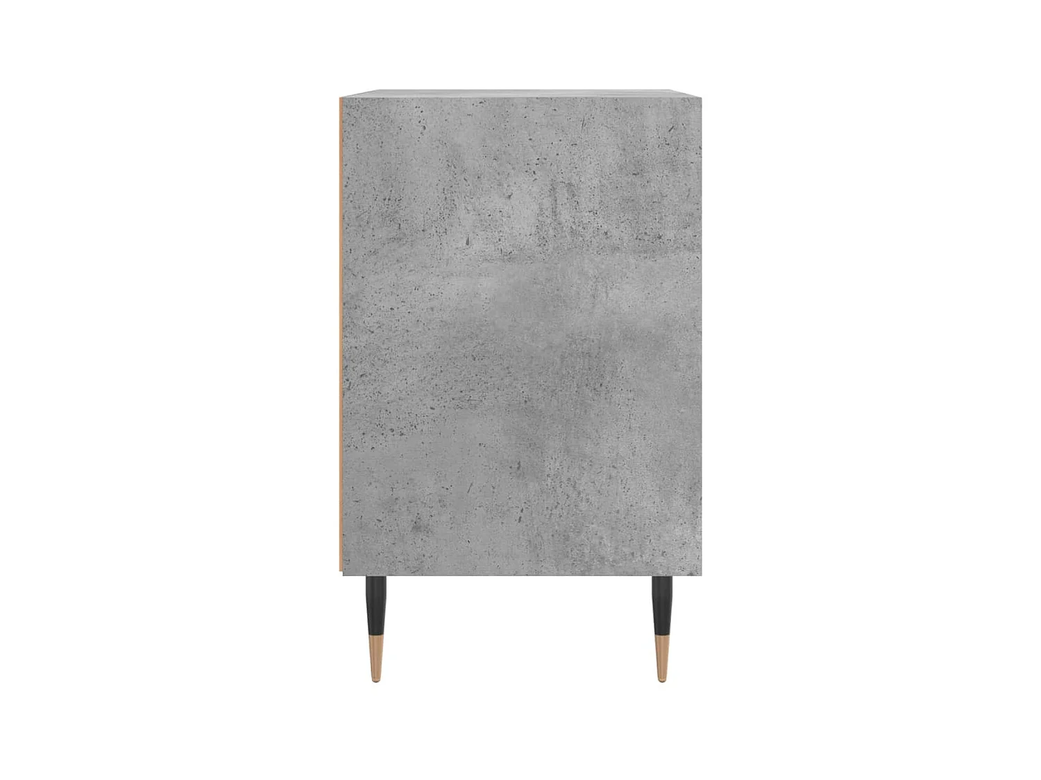 2er-Set Nachttische Nachtschrank Betongrau 40x30x50 cm Holzwerkstoff -RN54524