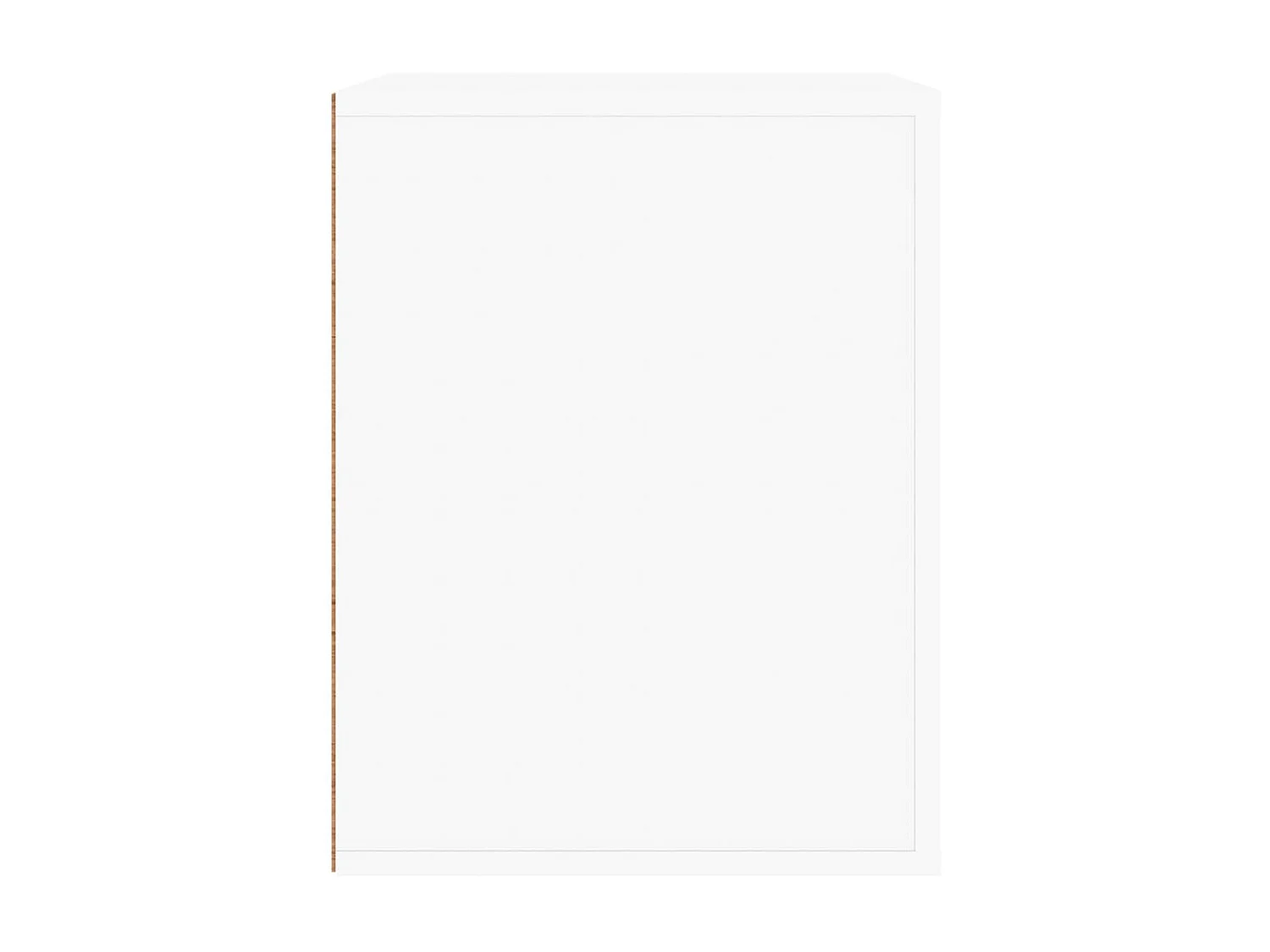 Wand-Nachttisch Nachtschrank Weiß 50x36x47 cm -RN85473