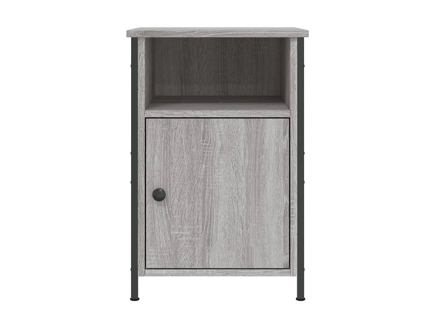 Nachttisch Grau Nachtschrank Sonoma 40x42x60 cm Holzwerkstoff -RN43259