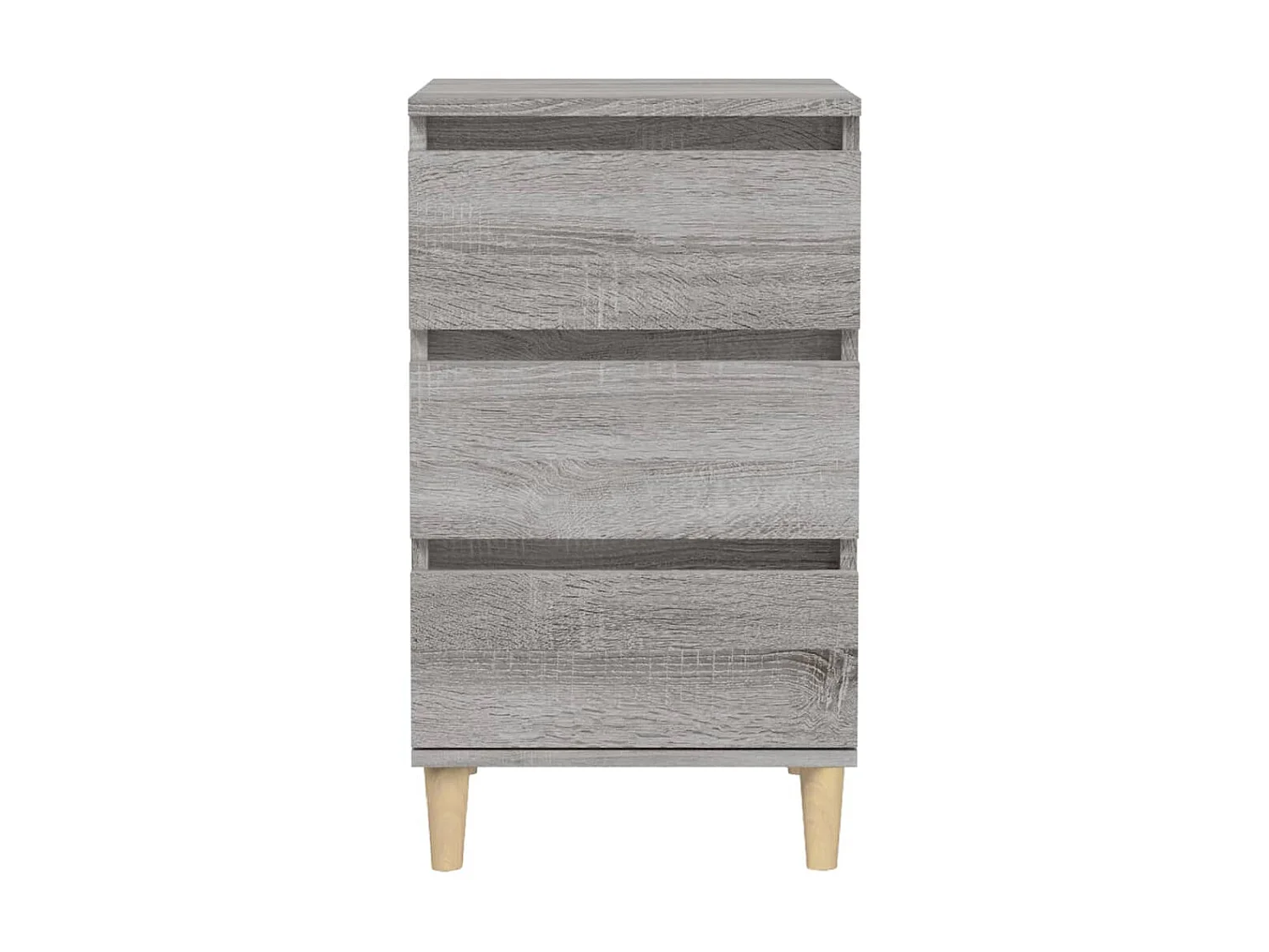 Nachttisch Grau Nachtschrank Sonoma 40x35x70 cm Holzwerkstoff -RN27167