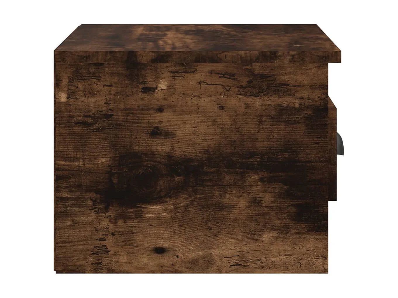 Wand-Nachttisch Nachtschrank Räuchereiche 41,5x36x28 cm -RN39156