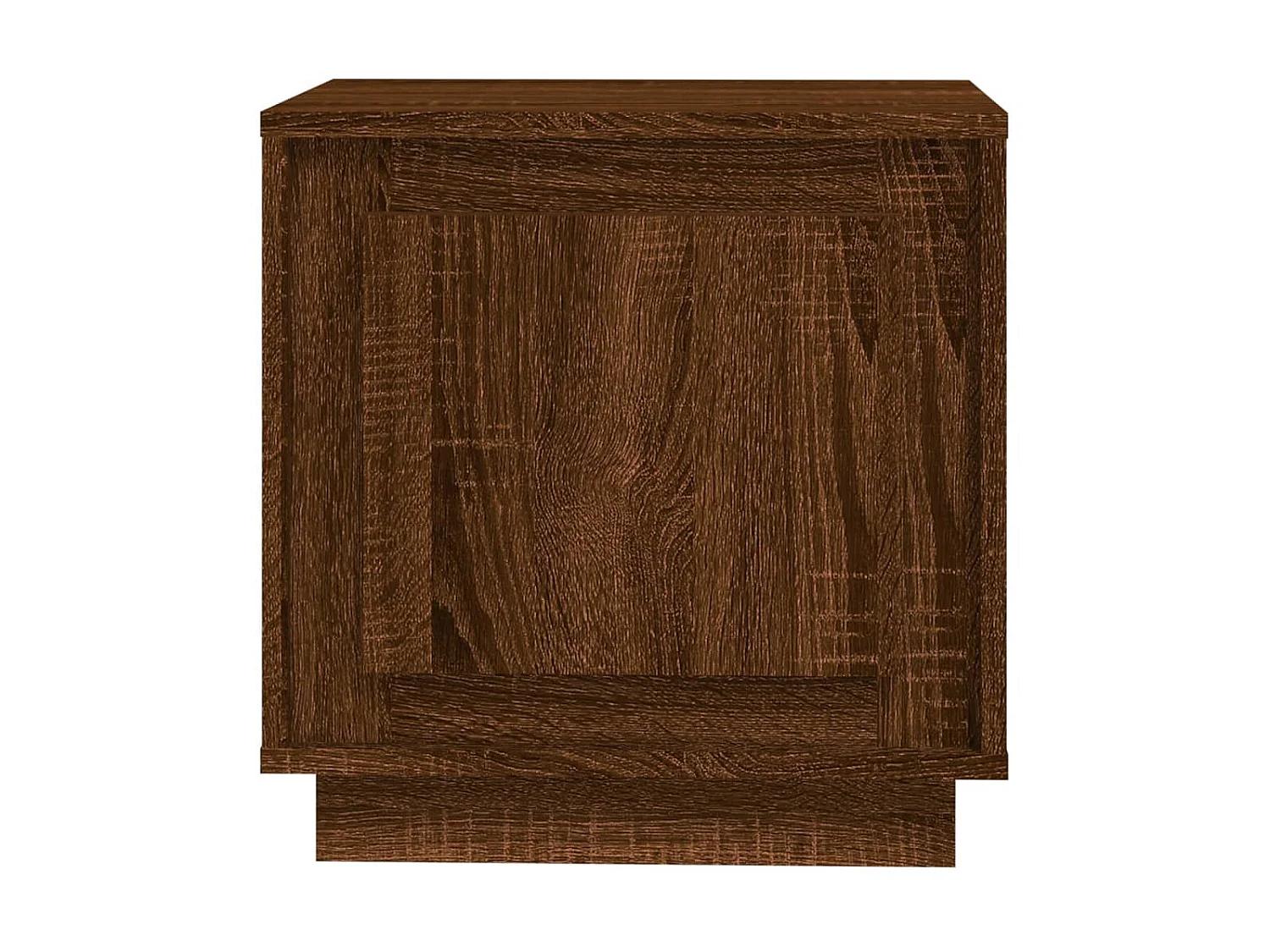 Nachttisch Nachtschrank Braun Eichen-Optik 44x35x45 cm Holzwerkstoff -RN36989