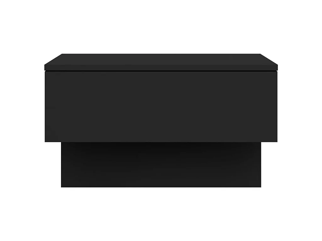 2er-Set Wand-Nachttische Nachtschrank Schwarz -RN20216