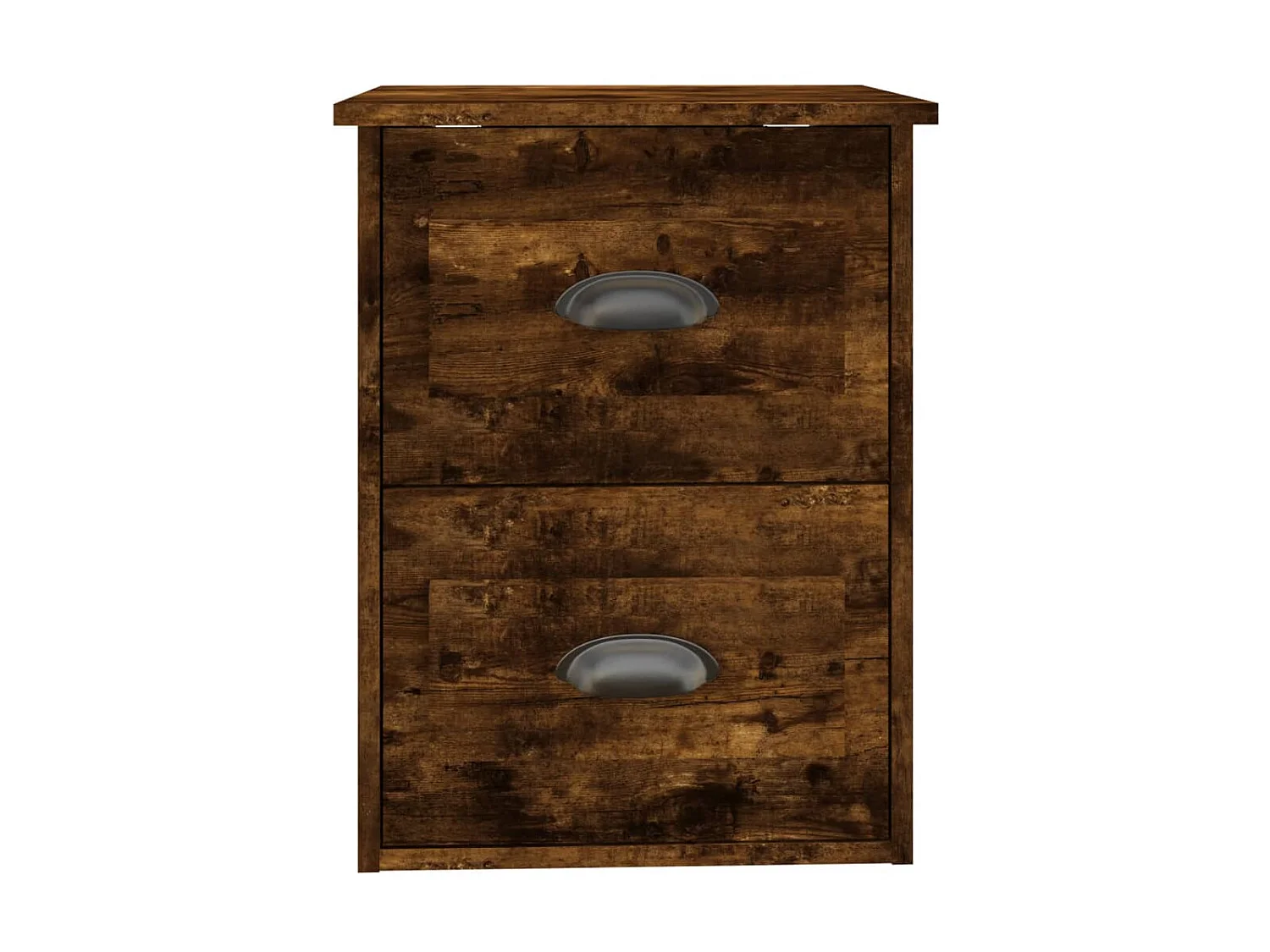 Wand-Nachttisch Nachtschrank Räuchereiche 41,5x36x53 cm -RN88739