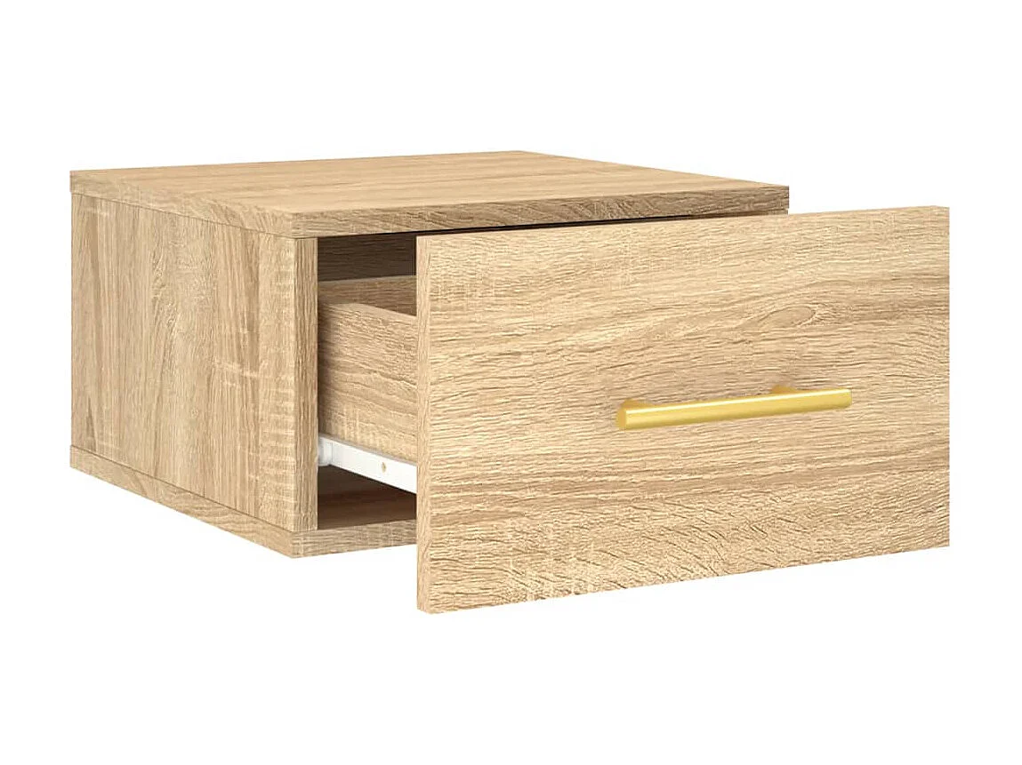 Wand-Nachttisch Nachtschrank Sonoma-Eiche 35x35x20 cm -RN65209