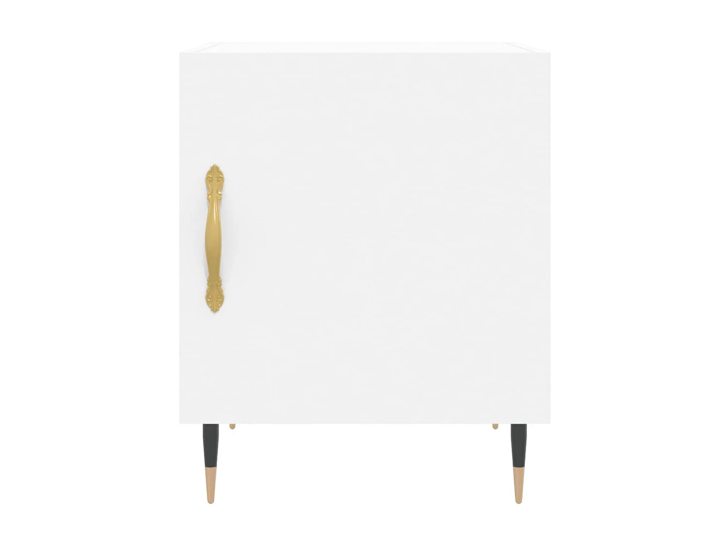 2er-Set Nachttische Nachtschrank Weiß 40x40x50 cm Holzwerkstoff -RN83748