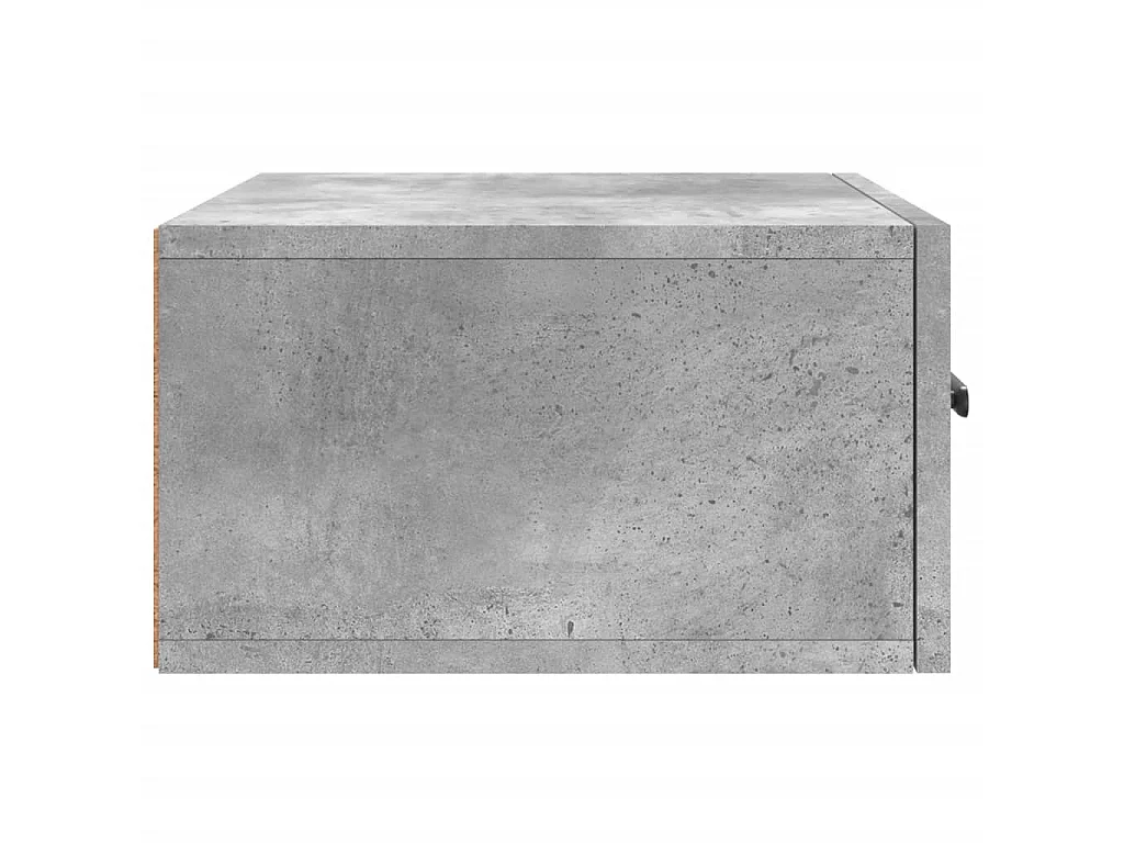 Wand-Nachttisch Betongrau Nachtschrank 35x35x20 cm -RN14979