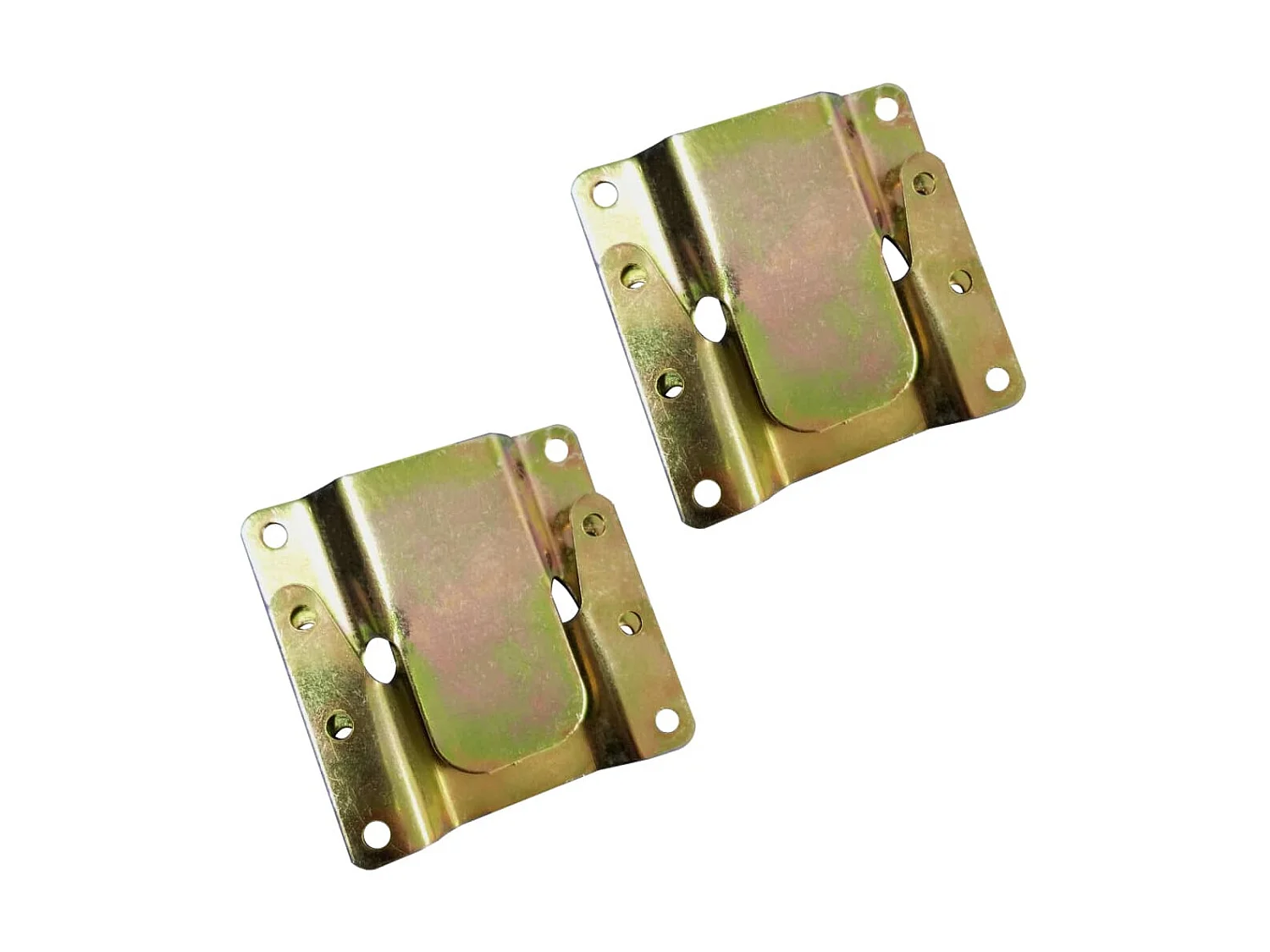 Hängende 2er-Set Nachttische Nachtschrank Weiß 40 x 31 x 27 cm Holzwerkstoff -RN94416