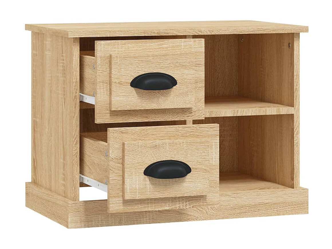 Nachttisch Nachtschrank Sonoma-Eiche 60x35,5x45 cm -RN17629