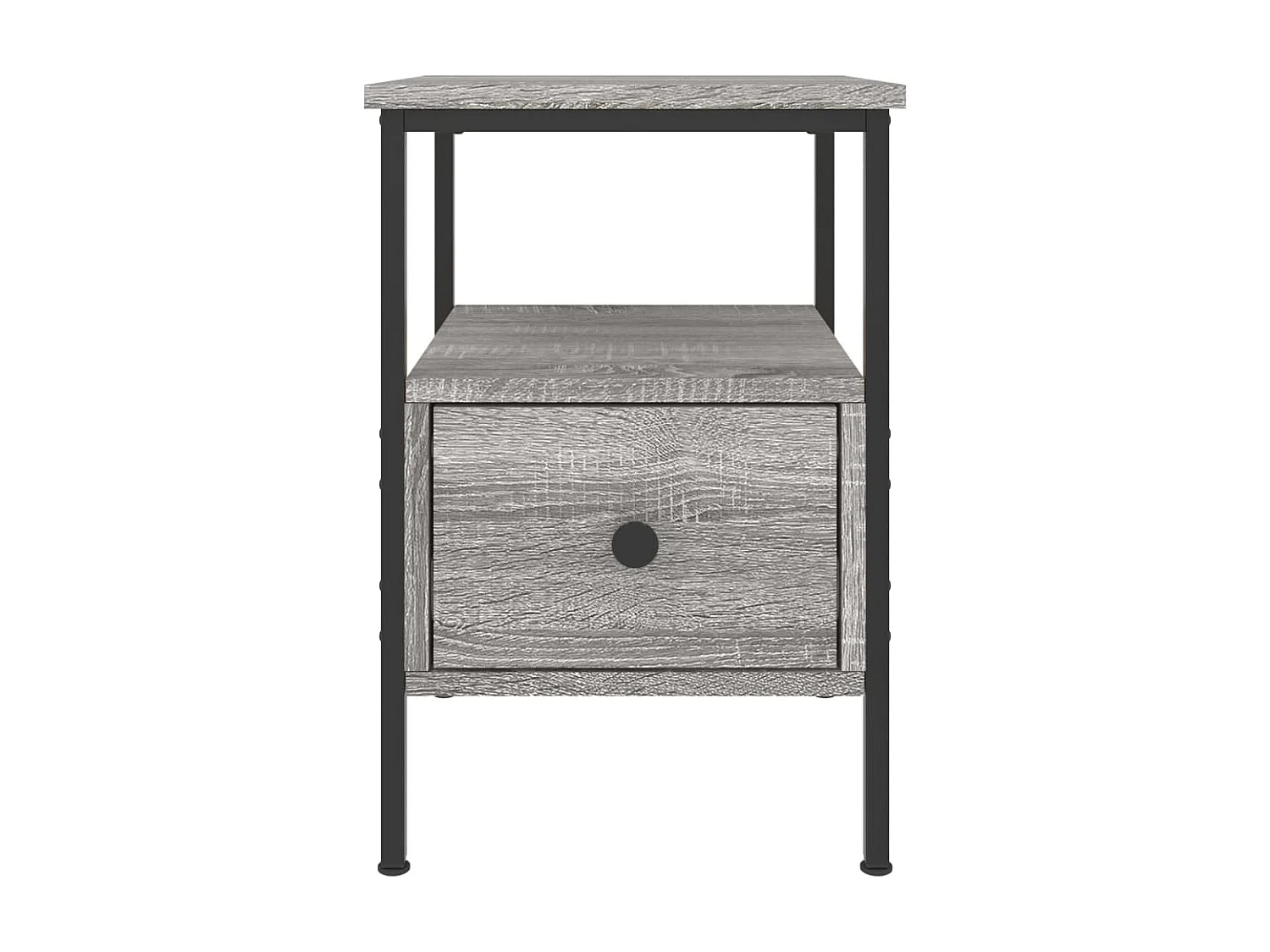 2er-Set Nachttische Nachtschrank Grau Sonoma 34x36x50 cm Holzwerkstoff -RN54736