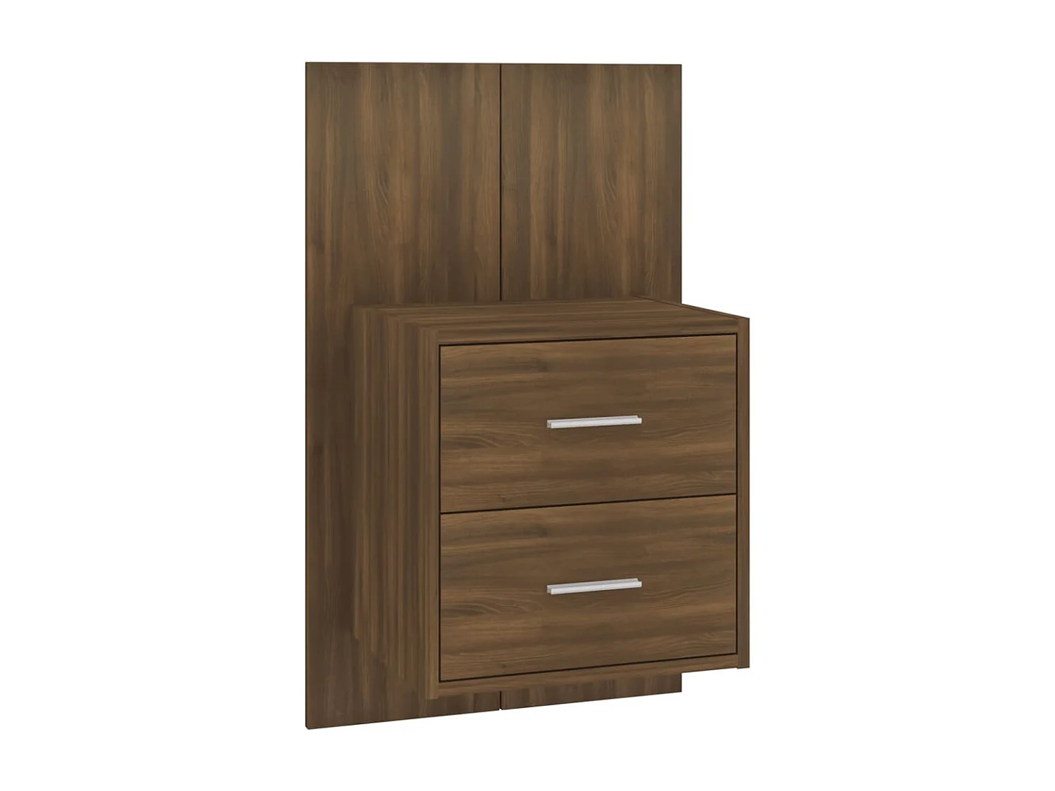 Wand-Nachttisch Nachtschrank Braun Eichen-Optik -RN60607