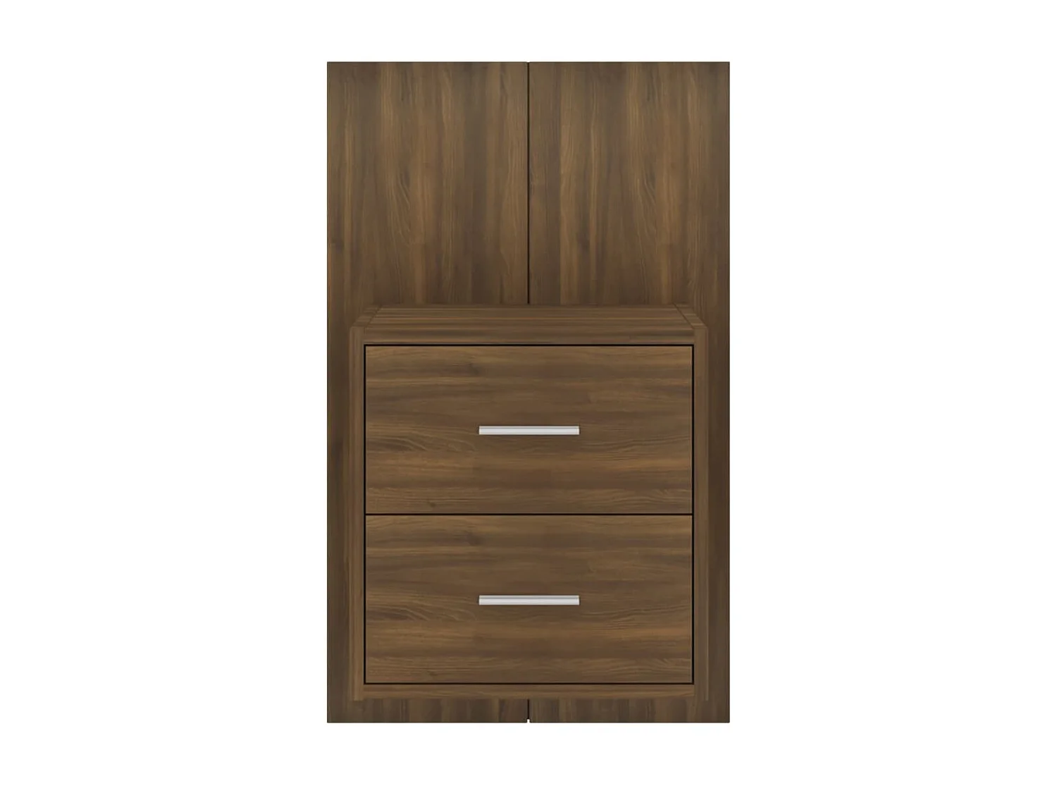 Wand-Nachttisch Nachtschrank Braun Eichen-Optik -RN60607