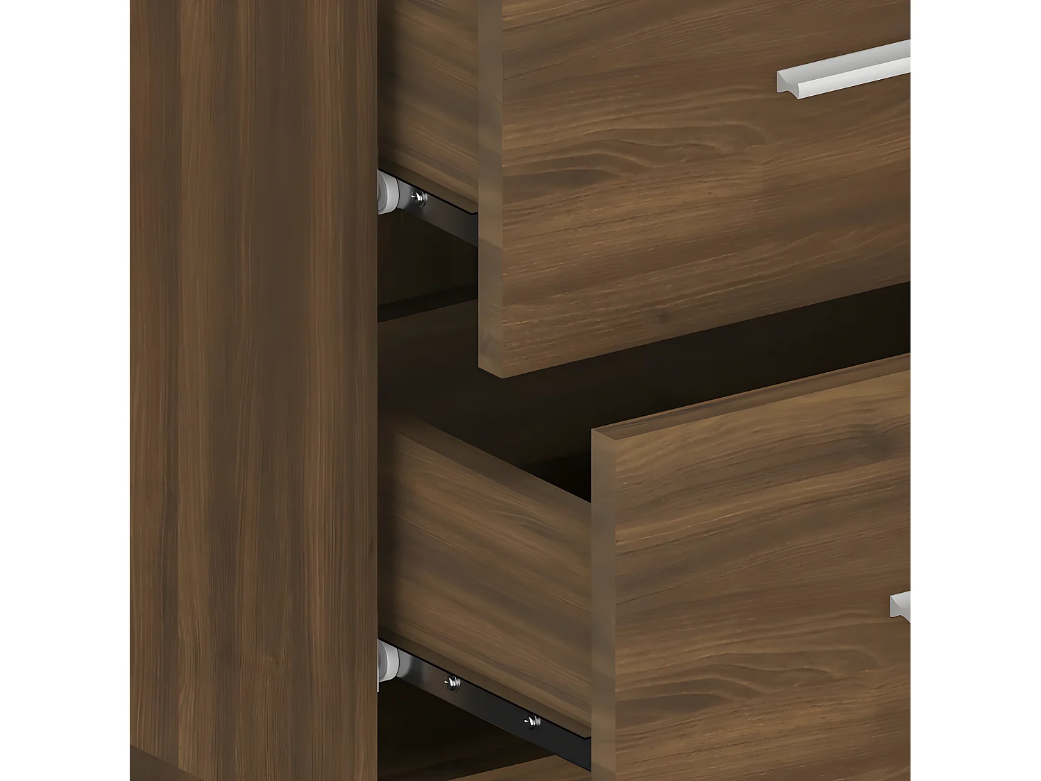 Wand-Nachttisch Nachtschrank Braun Eichen-Optik -RN60607