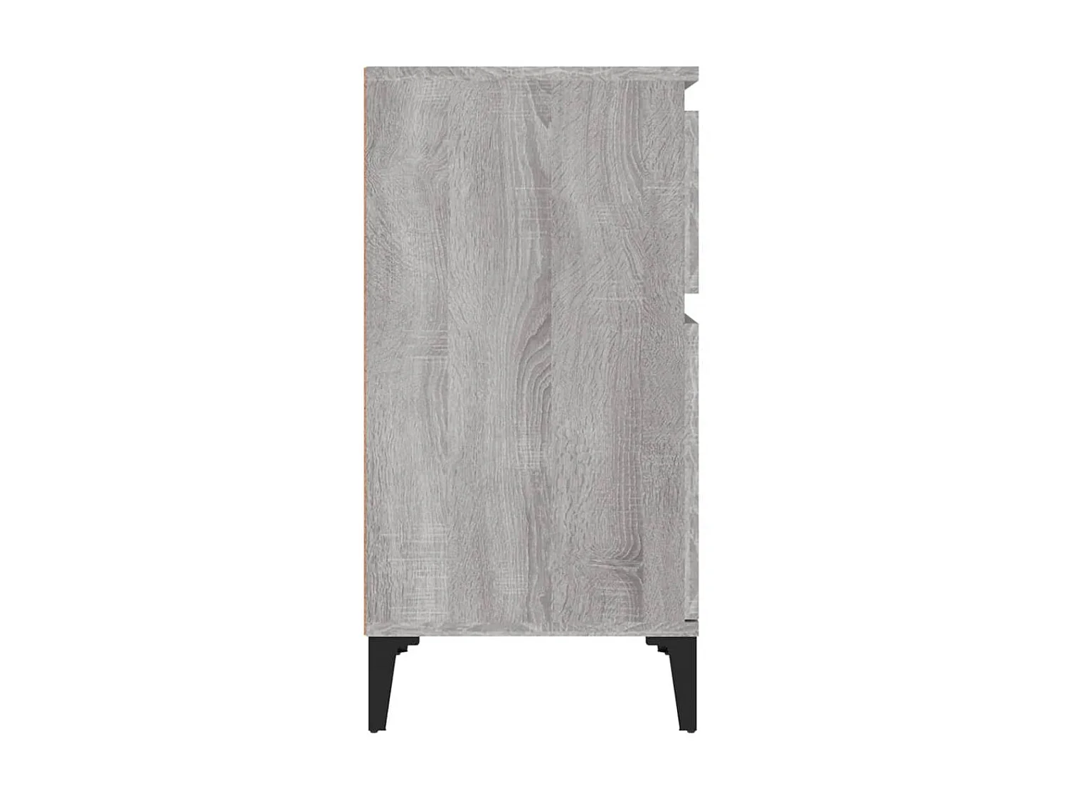 2er-Set Nachttische Nachtschrank Grau Sonoma 40x35x70 cm -RN13672