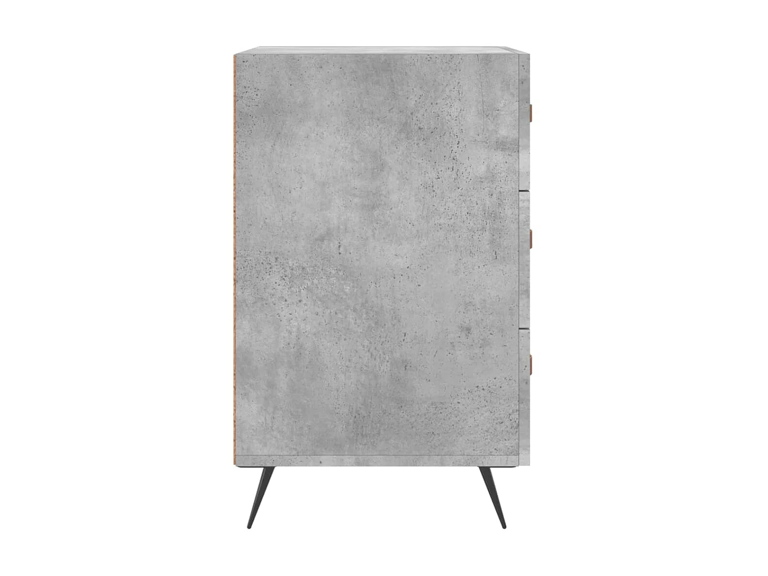 Nachttisch Betongrau Nachtschrank 40x40x66 cm Holzwerkstoff -RN36956