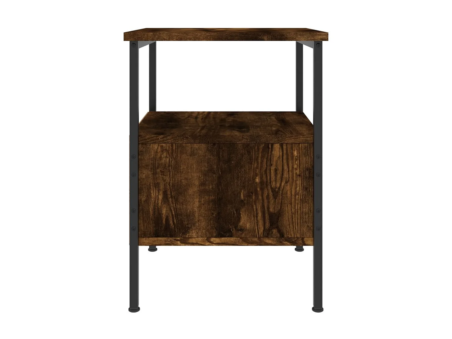 Nachttisch Nachtschrank Räuchereiche 34x36x50 cm Holzwerkstoff -RN28269