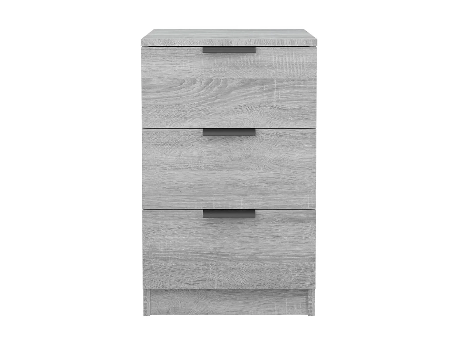2er-Set Nachttische Nachtschrank Grau Sonoma 40x36x65 cm -RN53133