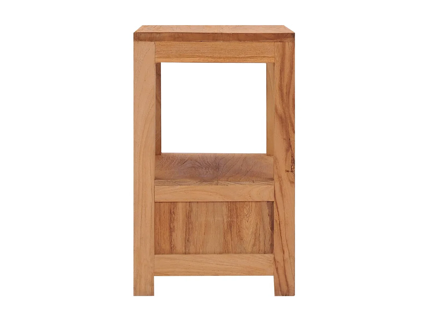 Nachttisch Nachtschrank 40x30x50 cm Massivholz Teak -RN80325