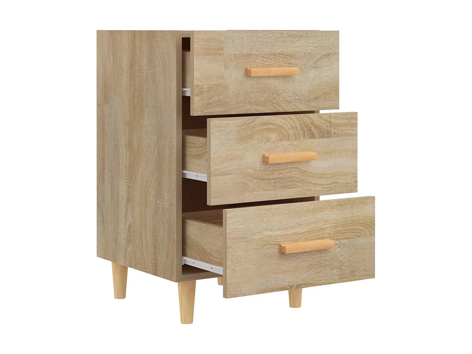 Nachttisch Nachtschrank Sonoma-Eiche 40x40x66 cm Holzwerkstoff -RN73194