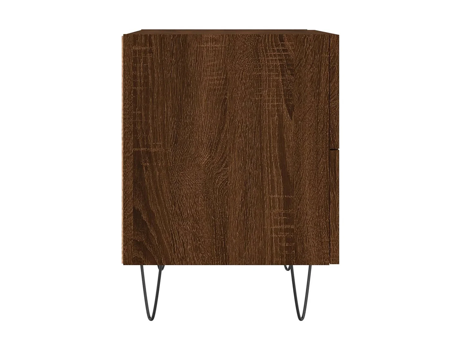 2er-Set Nachttische Nachtschrank Braun Eichen-Optik 40x35x47,5cm Holzwerkstoff -RN54571