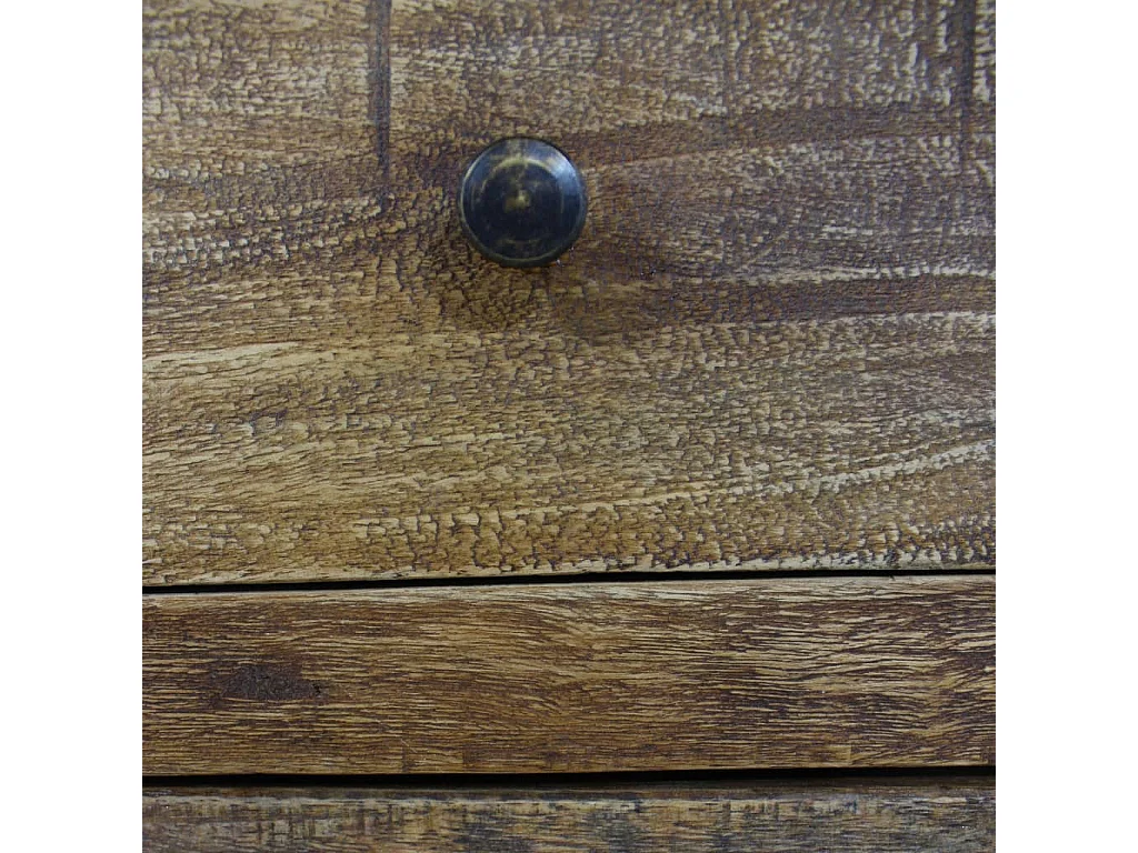 Nachttisch Nachtschrank Altholz Massiv 40 x 30 x 51 cm -RN38944