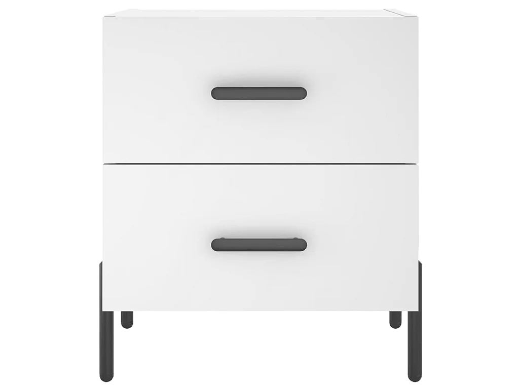 Nachttisch Nachtschrank Weiß 40x35x47,5 cm Holzwerkstoff -RN51149