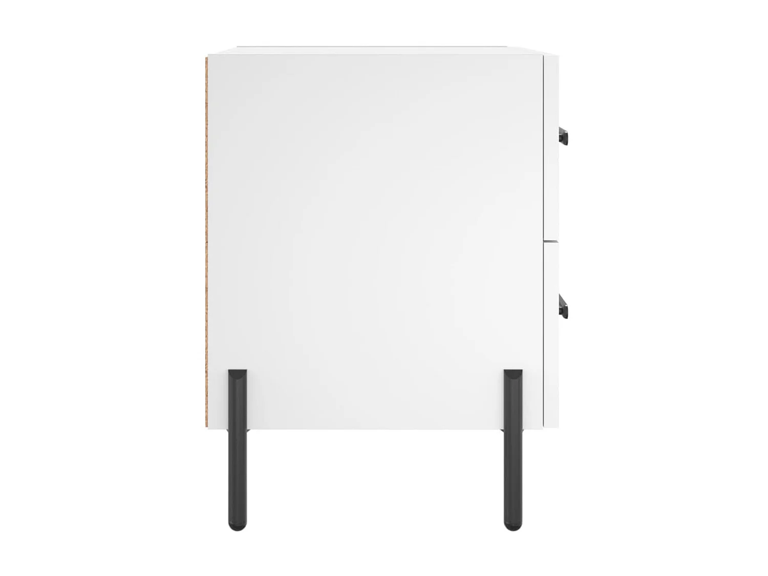 Nachttisch Nachtschrank Weiß 40x35x47,5 cm Holzwerkstoff -RN51149
