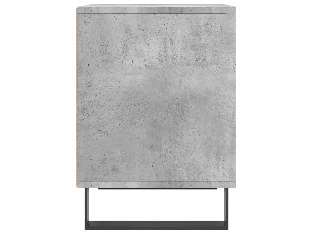 2er-Set Nachttische Nachtschrank Betongrau 40x35x50 cm Holzwerkstoff -RN38759