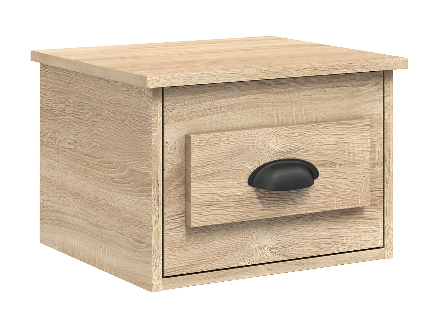 Wand-Nachttisch Nachtschrank Sonoma-Eiche 41,5x36x28 cm -RN47475
