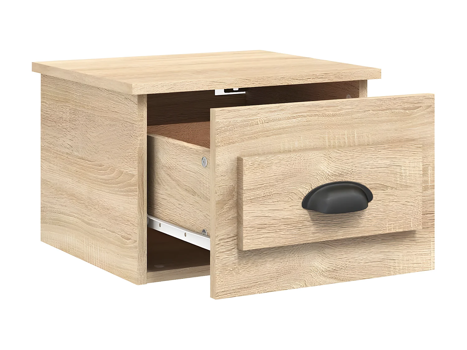 Wand-Nachttisch Nachtschrank Sonoma-Eiche 41,5x36x28 cm -RN47475