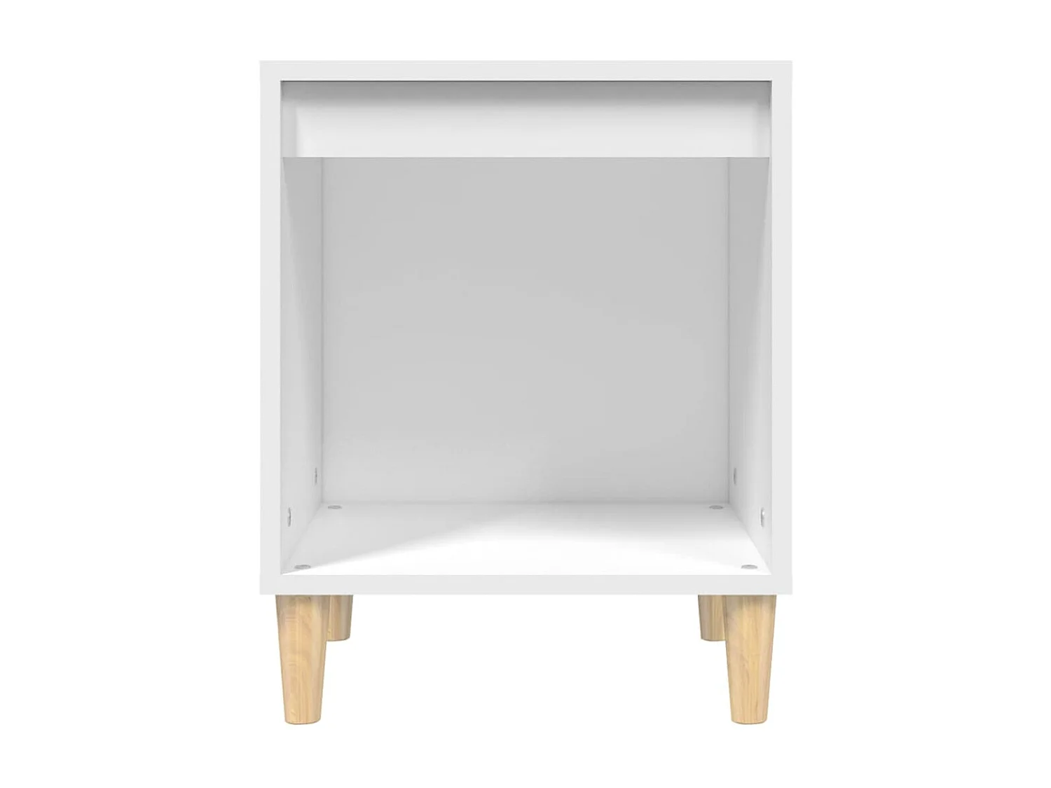 2er-Set Nachttische Nachtschrank Weiß 40x35x50 cm -RN68559