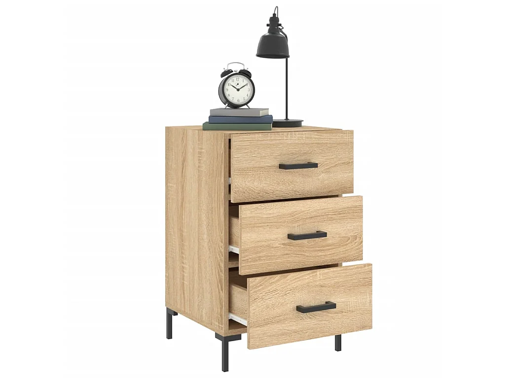 Nachttisch Nachtschrank Sonoma-Eiche 40x40x66 cm Holzwerkstoff -RN67877