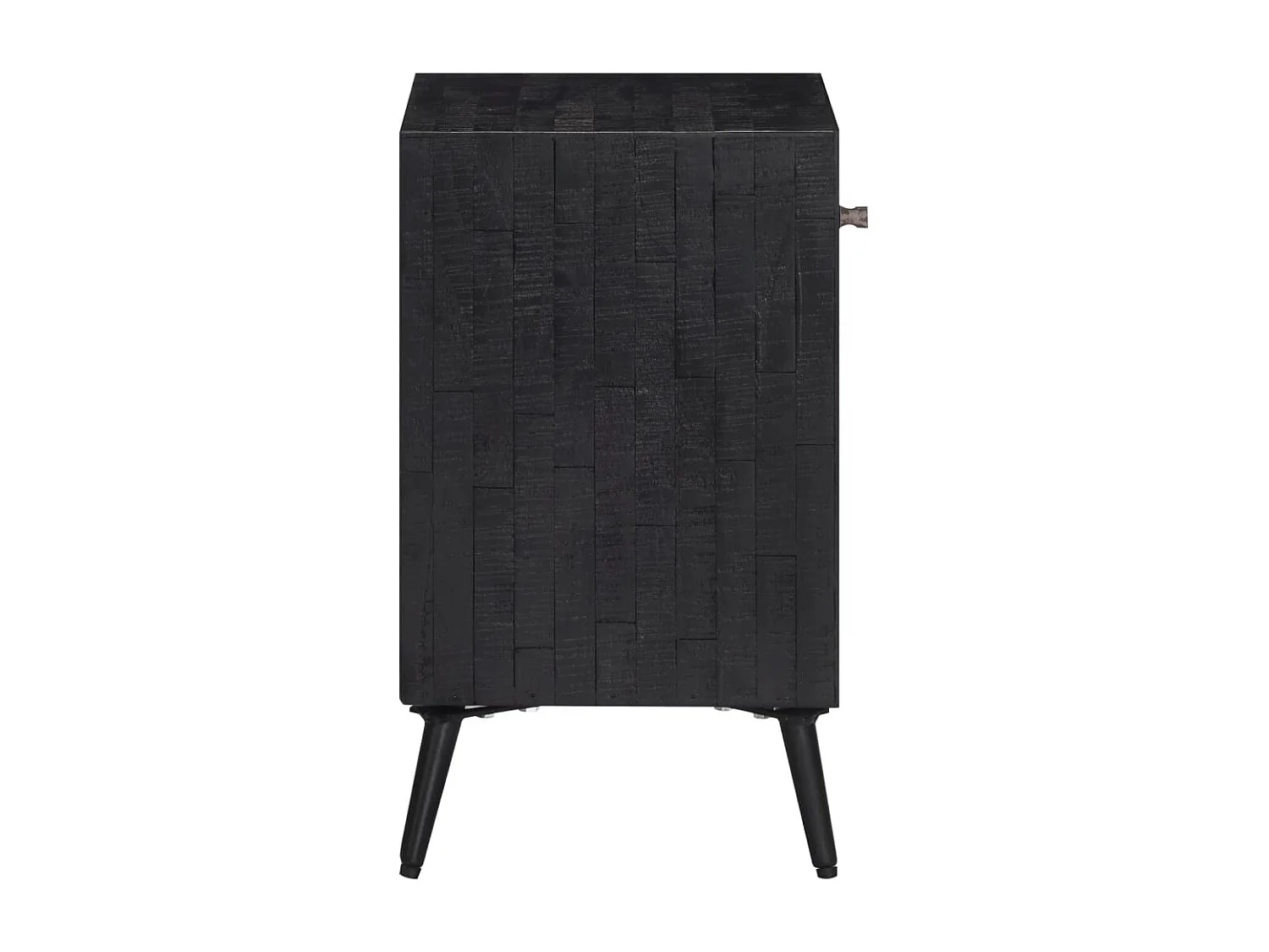 Nachttisch Nachtschrank 40x30x50 cm Massivholz Teak -RN61537