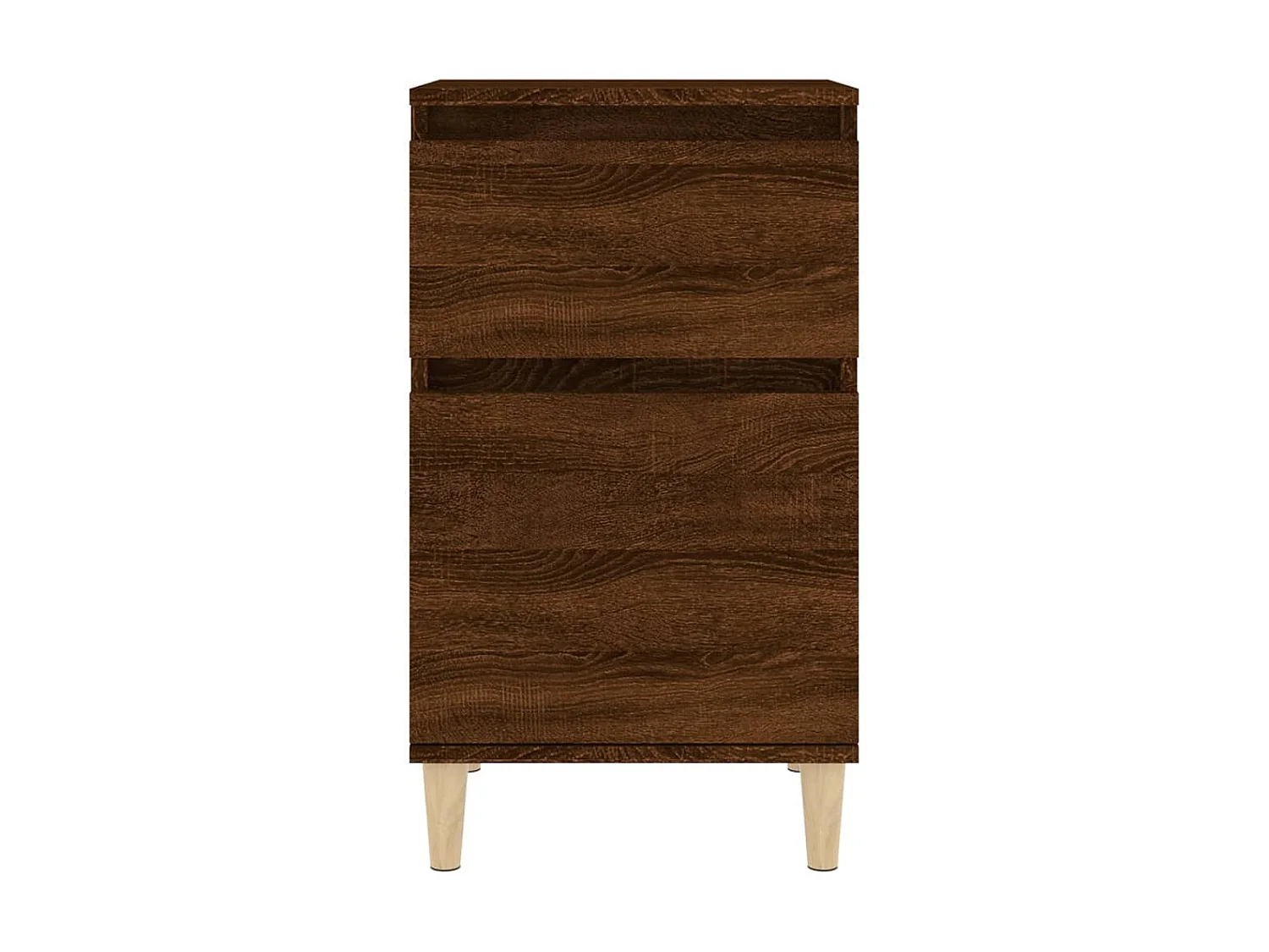 Nachttisch Nachtschrank Braun Eichen-Optik 40x35x70 cm -RN20803